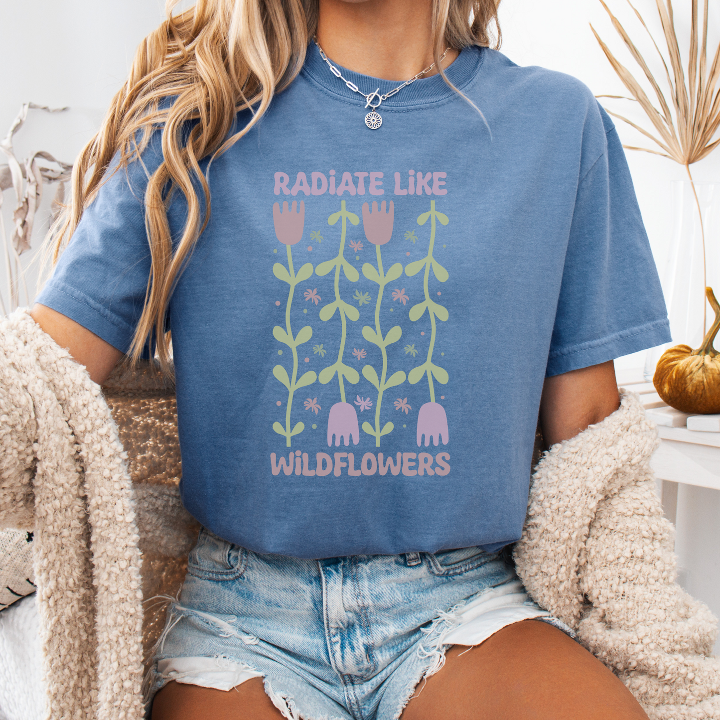 Radiate Wild – Like Sunlight on Untamed Blooms Tee