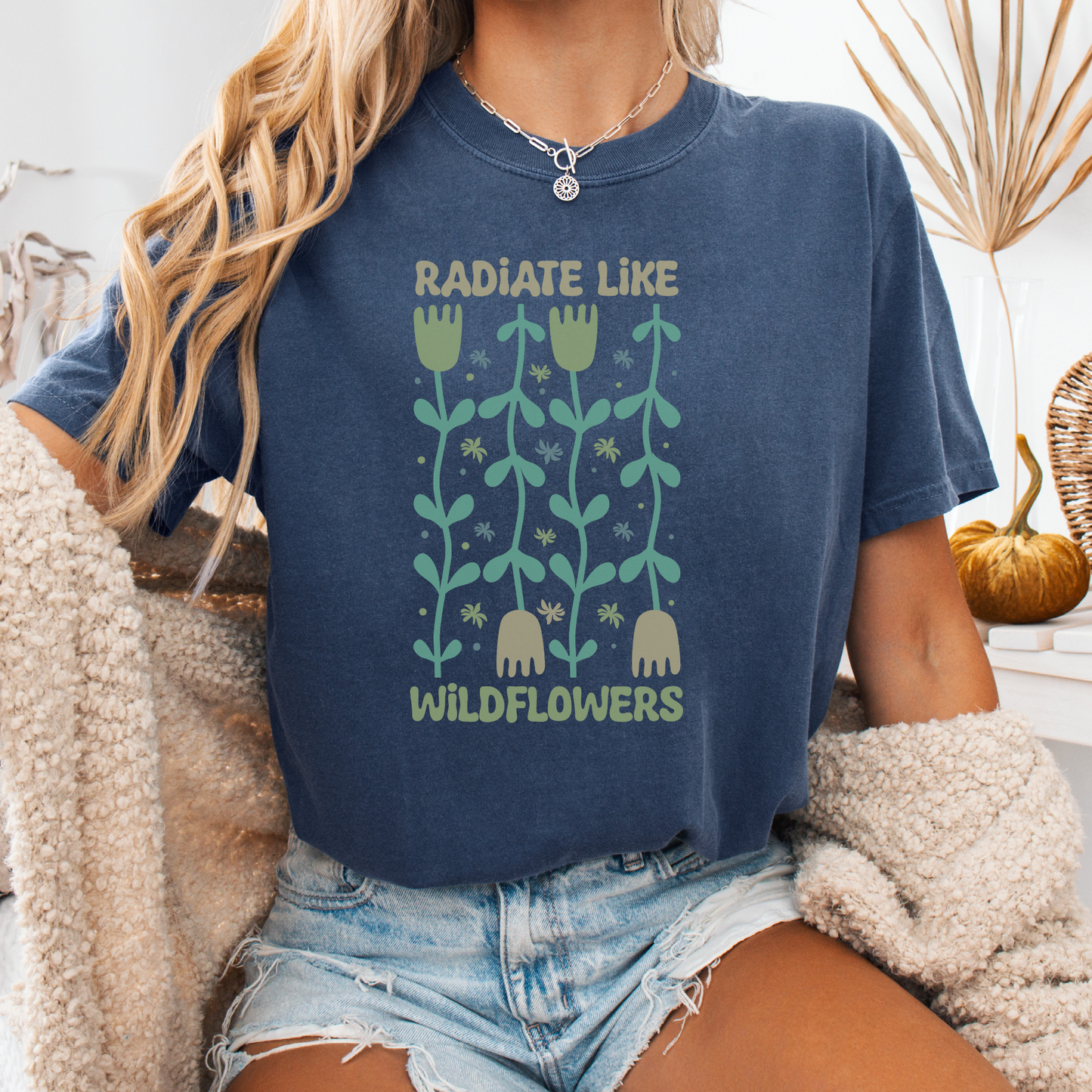 Radiate Wild – Like Sunlight on Untamed Blooms Tee
