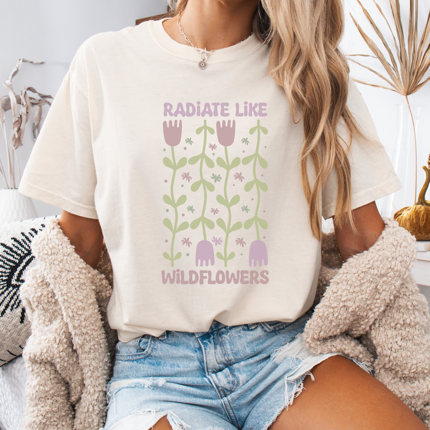 Radiate Wild – Like Sunlight on Untamed Blooms Tee