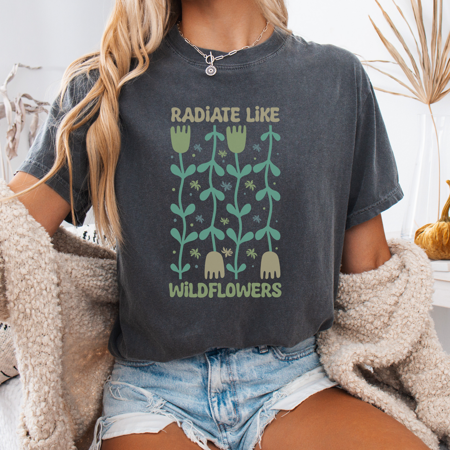 Radiate Wild – Like Sunlight on Untamed Blooms Tee