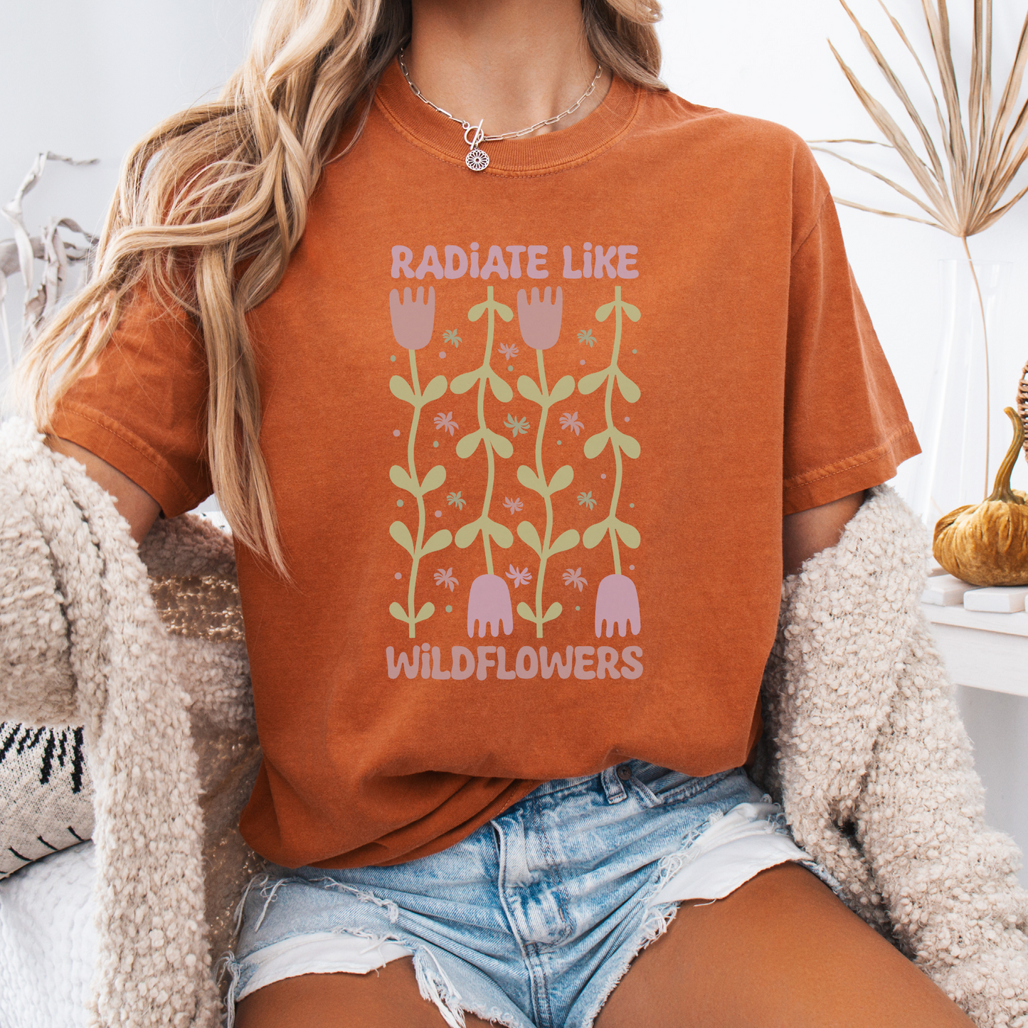 Radiate Wild – Like Sunlight on Untamed Blooms Tee